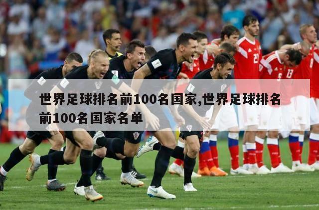 世界足球排名前100名国家,世界足球排名前100名国家名单